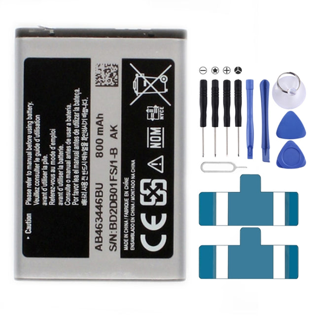 800mAh Rechargeable Li-ion Battery for Galaxy C3300K / X208 / B189 / B309 / GT-C3520 / E1228 / GT-E2530-garmade.com