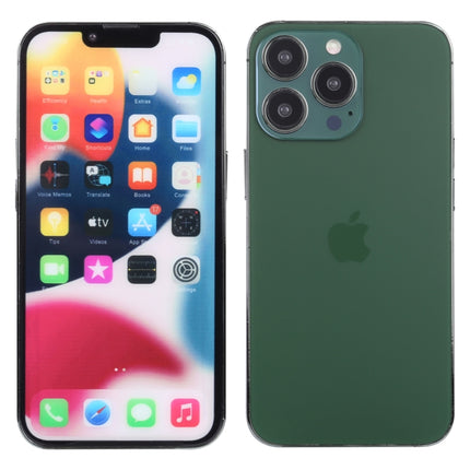 For iPhone 13 Pro Color Screen Non-Working Fake Dummy Display Model(Dark Green)-garmade.com