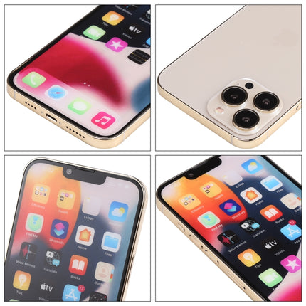 For iPhone 13 Pro Color Screen Non-Working Fake Dummy Display Model(Gold)-garmade.com