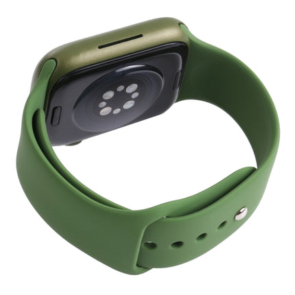 For Apple Watch Series 7 41mm Black Screen Non-Working Fake Dummy Display Model (Green)-garmade.com