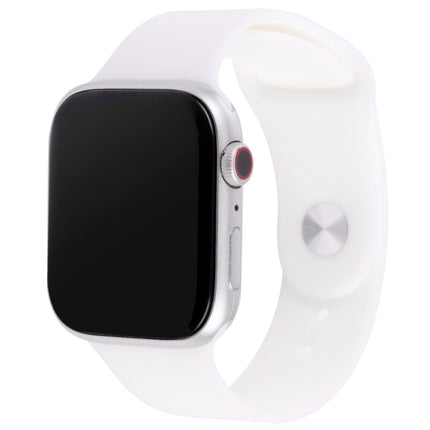 For Apple Watch Series 7 41mm Black Screen Non-Working Fake Dummy Display Model (White)-garmade.com