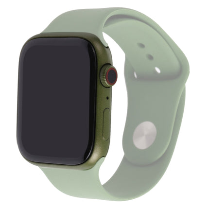 For Apple Watch Series 7 41mm Black Screen Non-Working Fake Dummy Display Model, For Photographing Watch-strap, No Watchband (Green)-garmade.com