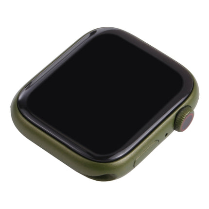 For Apple Watch Series 7 41mm Black Screen Non-Working Fake Dummy Display Model, For Photographing Watch-strap, No Watchband (Green)-garmade.com