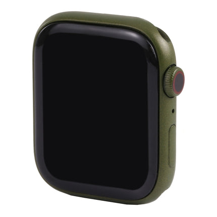 For Apple Watch Series 7 41mm Black Screen Non-Working Fake Dummy Display Model, For Photographing Watch-strap, No Watchband (Green)-garmade.com