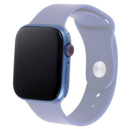 For Apple Watch Series 7 41mm Black Screen Non-Working Fake Dummy Display Model, For Photographing Watch-strap, No Watchband (Blue)-garmade.com