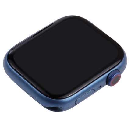 For Apple Watch Series 7 41mm Black Screen Non-Working Fake Dummy Display Model, For Photographing Watch-strap, No Watchband (Blue)-garmade.com