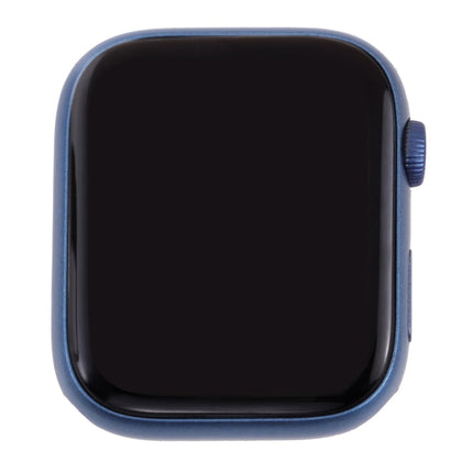 For Apple Watch Series 7 41mm Black Screen Non-Working Fake Dummy Display Model, For Photographing Watch-strap, No Watchband (Blue)-garmade.com