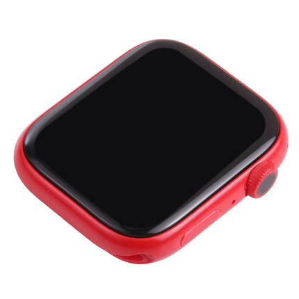 For Apple Watch Series 7 41mm Black Screen Non-Working Fake Dummy Display Model, For Photographing Watch-strap, No Watchband (Red)-garmade.com