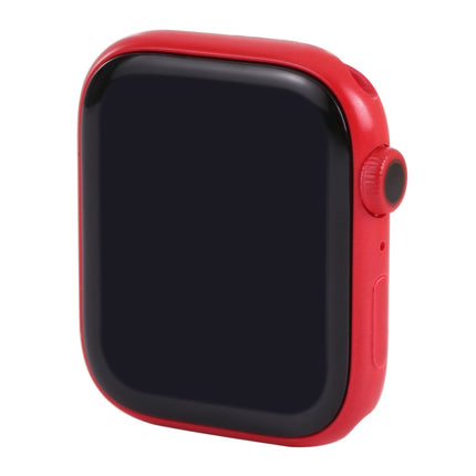 For Apple Watch Series 7 41mm Black Screen Non-Working Fake Dummy Display Model, For Photographing Watch-strap, No Watchband (Red)-garmade.com