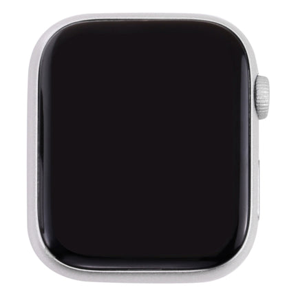 For Apple Watch Series 7 41mm Black Screen Non-Working Fake Dummy Display Model, For Photographing Watch-strap, No Watchband (Silver)-garmade.com