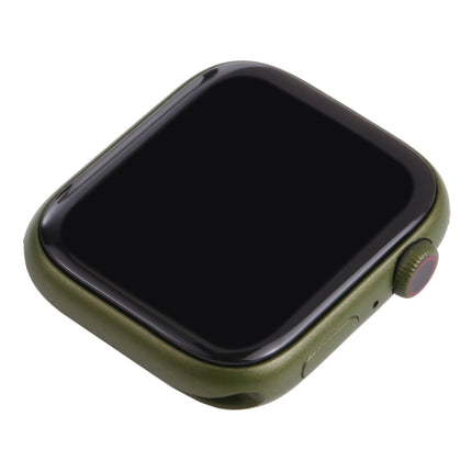 For Apple Watch Series 7 45mm Black Screen Non-Working Fake Dummy Display Model, For Photographing Watch-strap, No Watchband (Green)-garmade.com