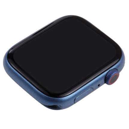 For Apple Watch Series 7 45mm Black Screen Non-Working Fake Dummy Display Model, For Photographing Watch-strap, No Watchband (Blue)-garmade.com