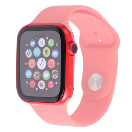 For Apple Watch Series 7 41mm Color Screen Non-Working Fake Dummy Display Model, For Photographing Watch-strap, No Watchband (Red)-garmade.com