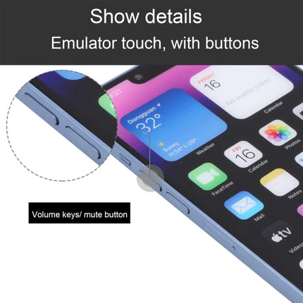 For iPhone 14 Plus Color Screen Non-Working Fake Dummy Display Model (Blue)-garmade.com