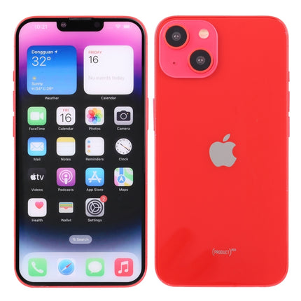 For iPhone 14 Plus Color Screen Non-Working Fake Dummy Display Model (Red)-garmade.com