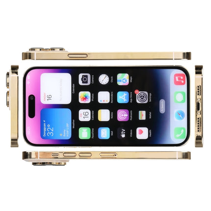 For iPhone 14 Pro Color Screen Non-Working Fake Dummy Display Model (Gold)-garmade.com