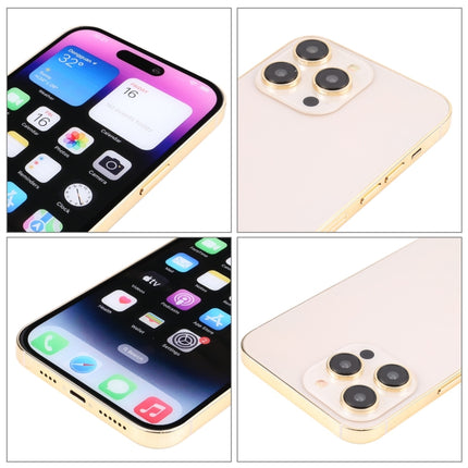 For iPhone 14 Pro Color Screen Non-Working Fake Dummy Display Model (Gold)-garmade.com