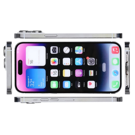 For iPhone 14 Pro Color Screen Non-Working Fake Dummy Display Model (Silver)-garmade.com