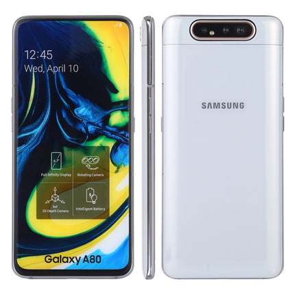 For Galaxy A80 Original Color Screen Non-Working Fake Dummy Display Model (White)-garmade.com