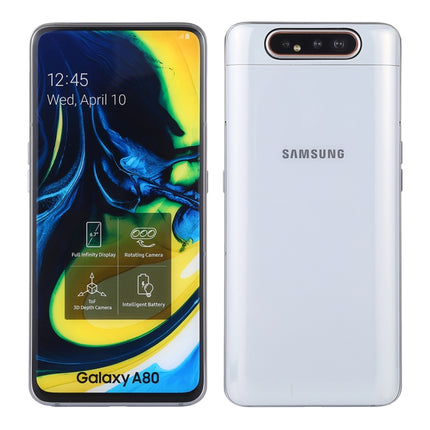 For Galaxy A80 Original Color Screen Non-Working Fake Dummy Display Model (White)-garmade.com