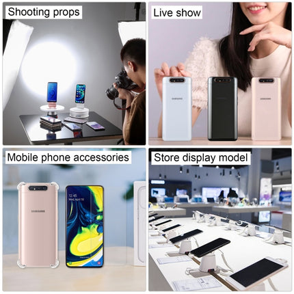 For Galaxy A80 Original Color Screen Non-Working Fake Dummy Display Model (White)-garmade.com