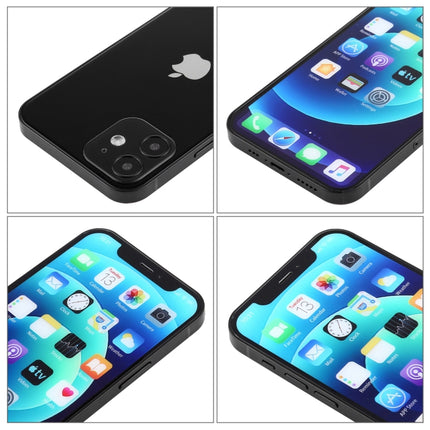 For iPhone 12 Color Screen Non-Working Fake Dummy Display Model(Black)-garmade.com