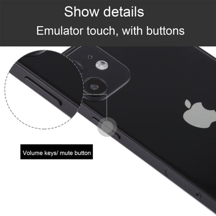 For iPhone 12 Color Screen Non-Working Fake Dummy Display Model(Black)-garmade.com