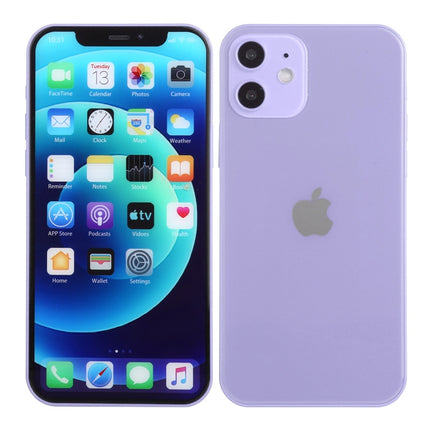 For iPhone 12 Color Screen Non-Working Fake Dummy Display Model (Purple)-garmade.com