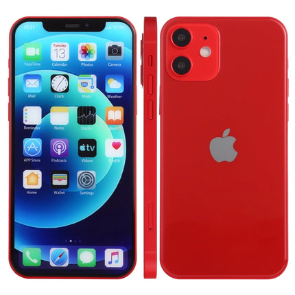 For iPhone 12 Color Screen Non-Working Fake Dummy Display Model(Red)-garmade.com