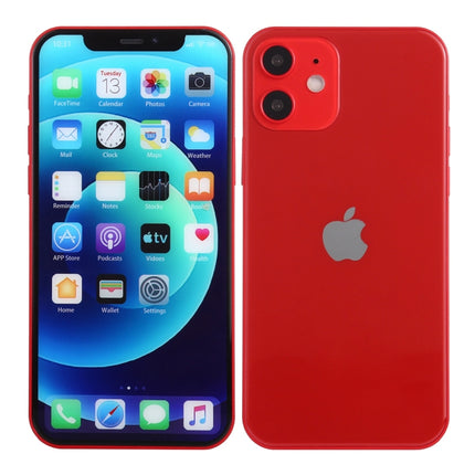 For iPhone 12 Color Screen Non-Working Fake Dummy Display Model(Red)-garmade.com