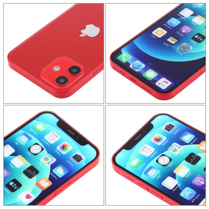 For iPhone 12 Color Screen Non-Working Fake Dummy Display Model(Red)-garmade.com