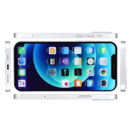 For iPhone 12 Color Screen Non-Working Fake Dummy Display Model(White)-garmade.com