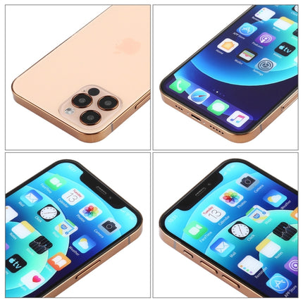 For iPhone 12 Pro Color Screen Non-Working Fake Dummy Display Model(Gold)-garmade.com