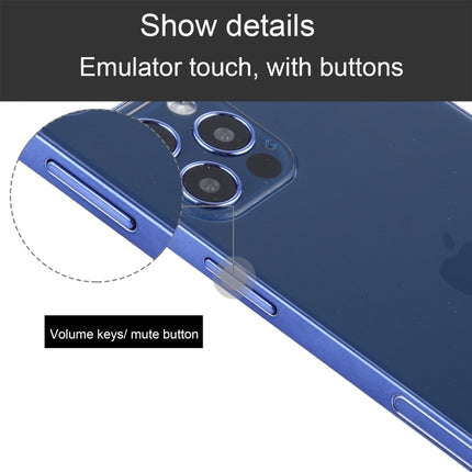 For iPhone 12 Pro Max Color Screen Non-Working Fake Dummy Display Model(Aqua Blue)-garmade.com