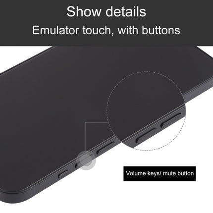 For iPhone 13 Black Screen Non-Working Fake Dummy Display Model (Midnight Black)-garmade.com