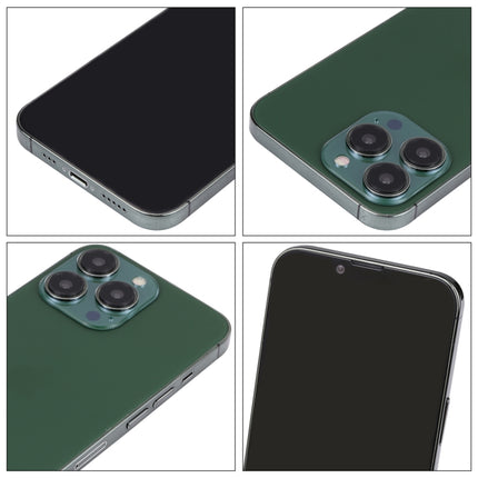 For iPhone 13 Pro Black Screen Non-Working Fake Dummy Display Model (Dark Green)-garmade.com