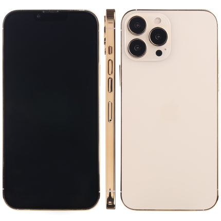 For iPhone 13 Pro Black Screen Non-Working Fake Dummy Display Model (Gold)-garmade.com