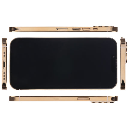 For iPhone 13 Pro Black Screen Non-Working Fake Dummy Display Model (Gold)-garmade.com