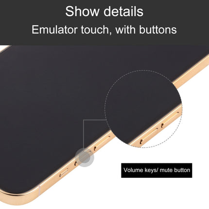 For iPhone 13 Pro Black Screen Non-Working Fake Dummy Display Model (Gold)-garmade.com