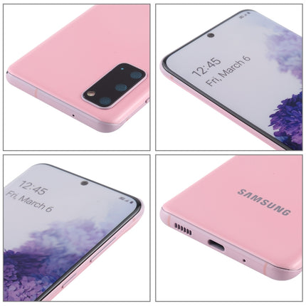 For Galaxy S20 5G Color Screen Non-Working Fake Dummy Display Model (Pink)-garmade.com