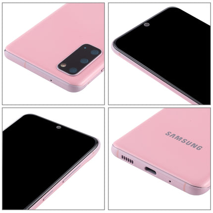 For Galaxy S20 5G Black Screen Non-Working Fake Dummy Display Model (Pink)-garmade.com