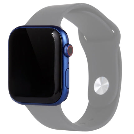 For Apple Watch Series 6 44mm Black Screen Non-Working Fake Dummy Display Model, For Photographing Watch-strap, No Watchband(Blue)-garmade.com