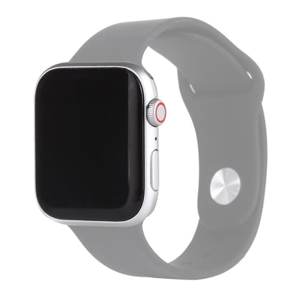 For Apple Watch Series 6 40mm Black Screen Non-Working Fake Dummy Display Model, For Photographing Watch-strap, No Watchband(Silver)-garmade.com