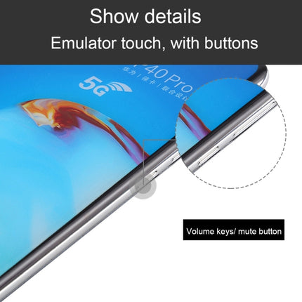 For Huawei P40 Pro 5G Color Screen Non-Working Fake Dummy Display Model (Silver)-garmade.com