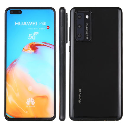 For Huawei P40 5G Color Screen Non-Working Fake Dummy Display Model (Jet Black)-garmade.com
