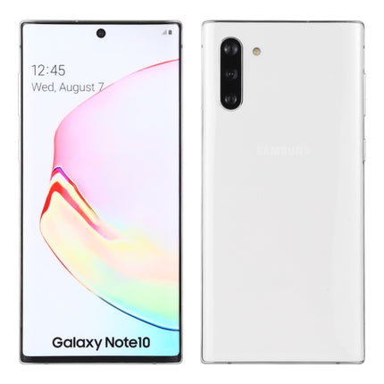 For Galaxy Note 10 Original Color Screen Non-Working Fake Dummy Display Model (White)-garmade.com