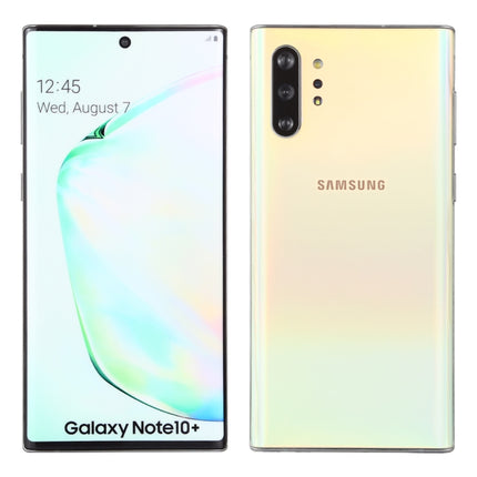 For Galaxy Note 10 + Original Color Screen Non-Working Fake Dummy Display Model (Silver)-garmade.com