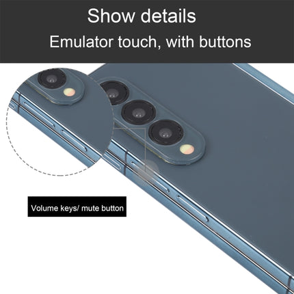 For Samsung Galaxy Z Fold4 Black Screen Non-Working Fake Dummy Display Model(Blue)-garmade.com