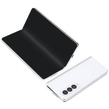 For Samsung Galaxy Z Fold4 Black Screen Non-Working Fake Dummy Display Model(White)-garmade.com