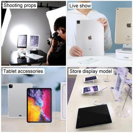 For iPad Pro 12.9 inch 2020 Color Screen Non-Working Fake Dummy Display Model (Silver)-garmade.com